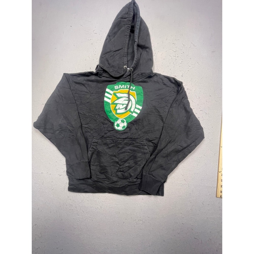 Fan Cloth Smith Soccer Hoodie Mens Medium Black Cotton Blend Acosta 02 Excellent